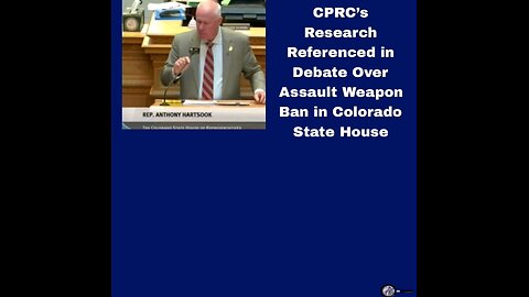 Rep Anthony Harrison referenced the Crime Prevention Research Center