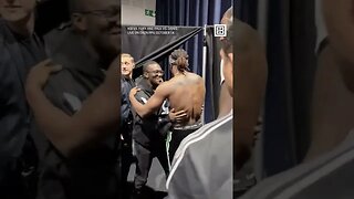 EXCLUSIVE: #KSI meets #Deji BACKSTAGE after the TOMMY FURY WEIGH IN FACE OFF #KSIFury #TommyFury