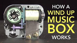 How a Wind Up Music Box Works