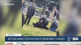 Mother asking for KHSD Police Department changes