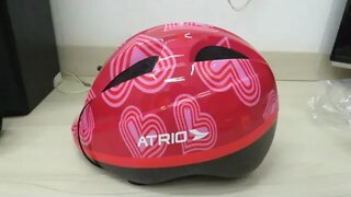 Capacete Infantil Bike Ciclista Átrio Vermelho PP