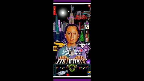 Alicia Keys Painting Animation