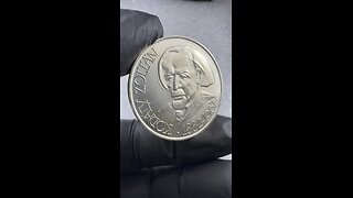 Hungary Magyar 25 Forint 1967 Zoltán Kodály Silver coin