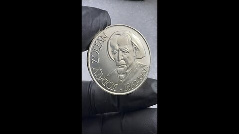 Hungary Magyar 25 Forint 1967 Zoltán Kodály Silver coin