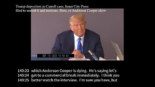 Trump's Rape Trial Deposition Video: This Never Happened