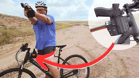 I mounted a pistol on my bike