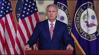 House Minority Leader Kevin McCarthy holds press conference to discuss Jan. 6 crequest