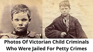 50 photos of Victorian child criminals who were jailed for petty crimes