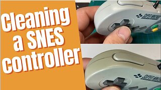 Cleaning and de-yellowing a Nintendo SNES controller
