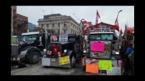 LIVE Ottawa - RAW Footage: Freedom Convoy 2022 Day 12 - State Of Emergency - Tuesday February 8