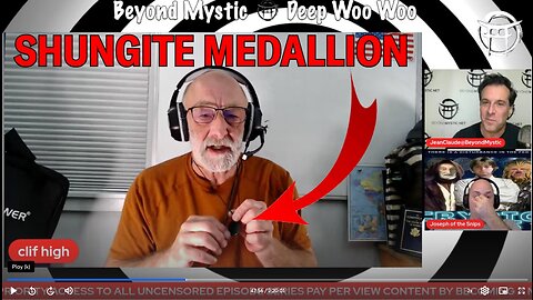 SHUNGITE MEDALLION - EXCERPT FROM VIDEO WITH CLIF HIGH