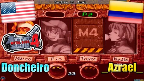 Metal Slug 4 (Doncheiro and _Azrael_) [U.S.A. and Colombia]