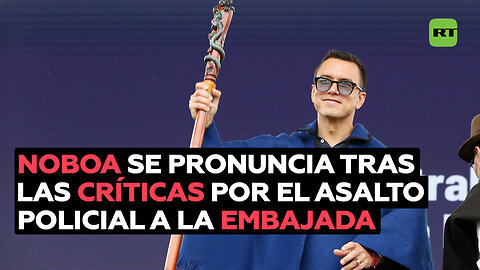 Noboa: “La agenda del Ecuador la impone la mayoría, no un pequeño grupo de relajosos”