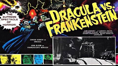 Al Adamson DRACULA VS FRANKENSTEIN 1971 Dracula Gets Mad Doctor to Revive the Monster FULL MOVIE HD & W/S