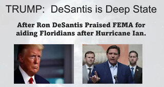Pres Trump: Ron DeSantis is a Deep State