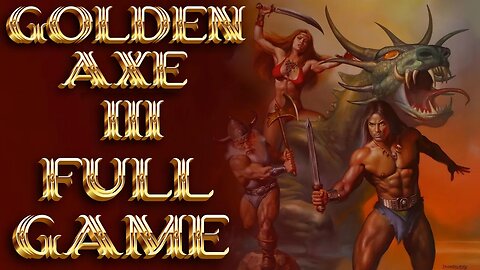 ⭐ GOLDEN AXE 3 + All Endings - 100% Full Game Walkthrough | 4K/60ᶠᵖˢ
