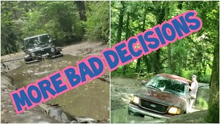 #jeepwrangler Swamped | Jeep Wrangler & F150 Battle Epic Mud holes Extreme off road 4x4