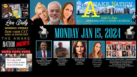 The Awake Nation 01.15.2024 American Reporter Murdered In Ukraine!