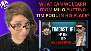 What can we learn from Milo putting Tim Pool in his place? Let's watch what happened.