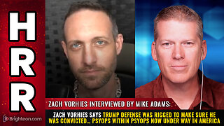 Zach Vorhies says Trump DEFENSE was rigged to make sure he was convicted…