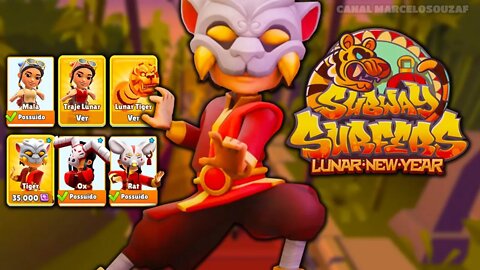 Subway Surfers Ano Novo Lunar do Tigre em 2022