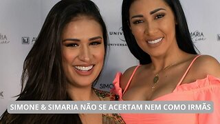 Continua IMPASSE entre as irmãs Simone e Simaria