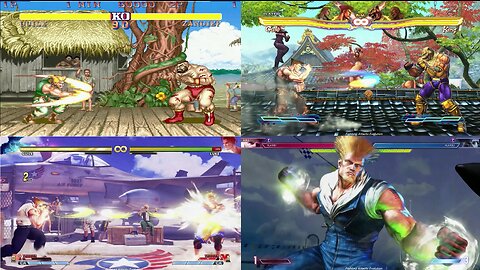 Evolution of Guile Sonic Boom Attacks from 1991 to 2023