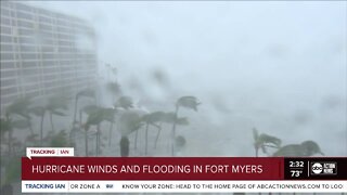 Hurricane winds and flooding increased in Fort Myers.