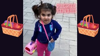 2 Year Old Evana and Mommy Picnic Adventure!!