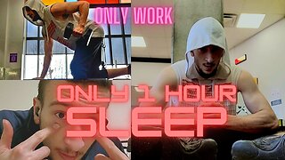 I Slept Only 1 Hour (23 Hours Working Non-Stop)