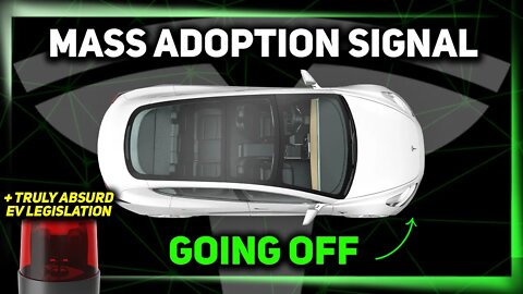 Mass EV Adoption Signal Just Went Off / Shocking EV Legislation / Tesla's Next CEO ⚡️