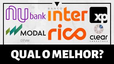 Qual a melhor CORRETORA? Qual o melhor BANCO DIGITAL?