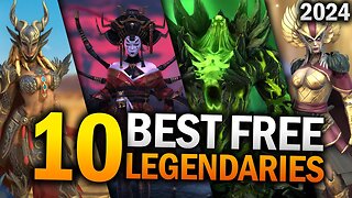 Top 10 BEST FREE CHAMPIONS You MUST GET in Raid: Shadow Legends 2024 (Legendary and Epic)