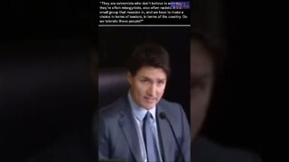 Trudeau claims that he never called the unvaccinated names.