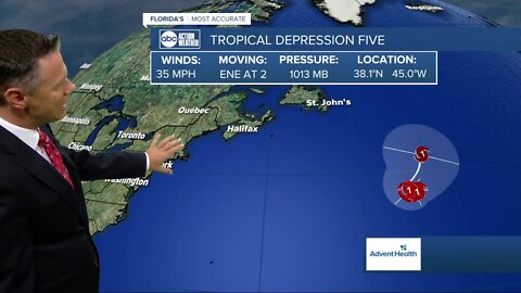 Tropical Depression 5 forms over north Atlantic; forecast to become tropical storm: NHC