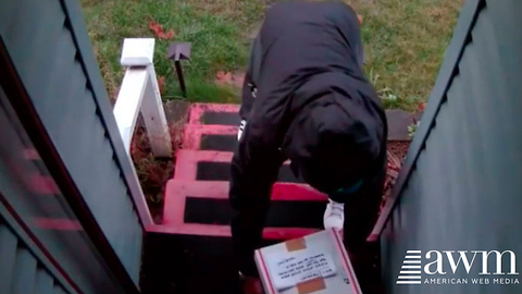 Man Sets Up Booby Trap To Get Revenge On Package Thief, Catches His Demise On Film
