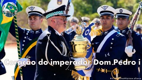 7 de Setembro Coração do Imper. Dom Pedro, chega ao Brasil, para o bi centenário da independência