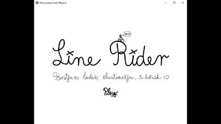 Line Rider Game - Its Actually OLD But Fun!