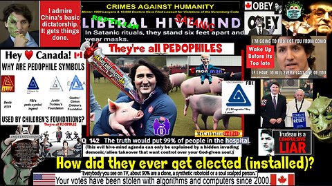 Trudeau and SNC-Lavalin, Connections to Picton Pig Farm and Bilderbergs (See Adrenochrome Links)