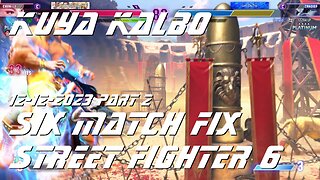 Kuya Kalbo Six Match Fix with Chun Li on Street Fighter 6 as Puyat 12-12-2023 Part 2.