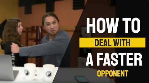 Dealing With An Opponent That Seems Faster Than You | Kung Fu Training Question
