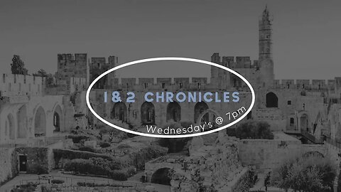CCRGV: 1 Chronicles 16 and 17 The Presence of God