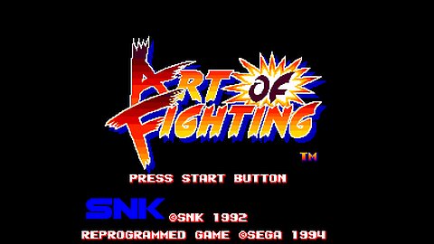 Streaming Art Of Fighting NEOGEO for MAME Arcade emulator.