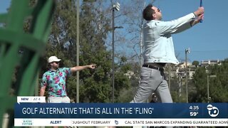 Golf alternative has players flinging the ball down the fairway