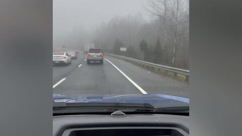 Foggy Drive in Lake Jackson VA. #driving #magicmovie