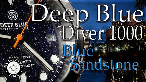 Go Deep! Deep Blue Diver 1000 Review (Blue Sandstone Dial)