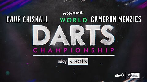 2024 World Darts Championship Chisnall v Menzies