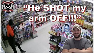 "HE SHOT MY ARM OFF...": 80 year old defends himself from FOUR armed robbers with his own firearm..