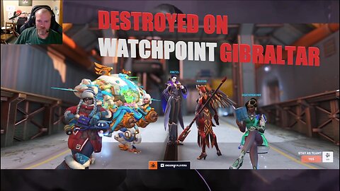 Destroying the Enemy at Spawn at Watchpoint Gibraltar in Overwatch 2