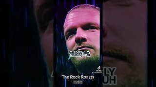 The Rock Roasts HHH. WWE.